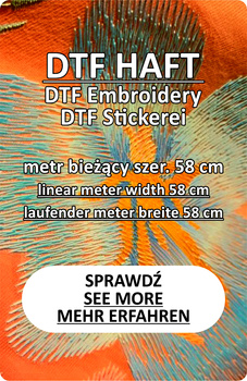 DTF nyomat hímzés hatású